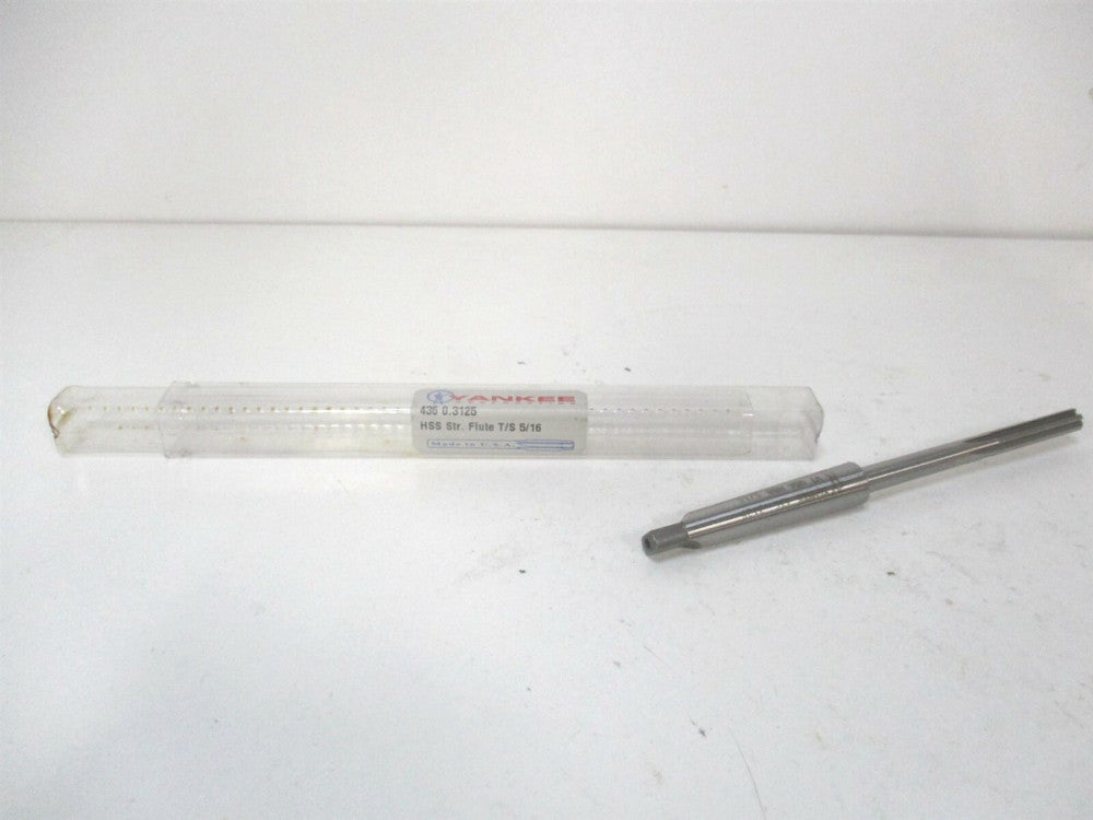 Yankee (436-0.3125) 5/16" x 1-1/2" x 6" OAL HSS Straight Chucking Reamer 