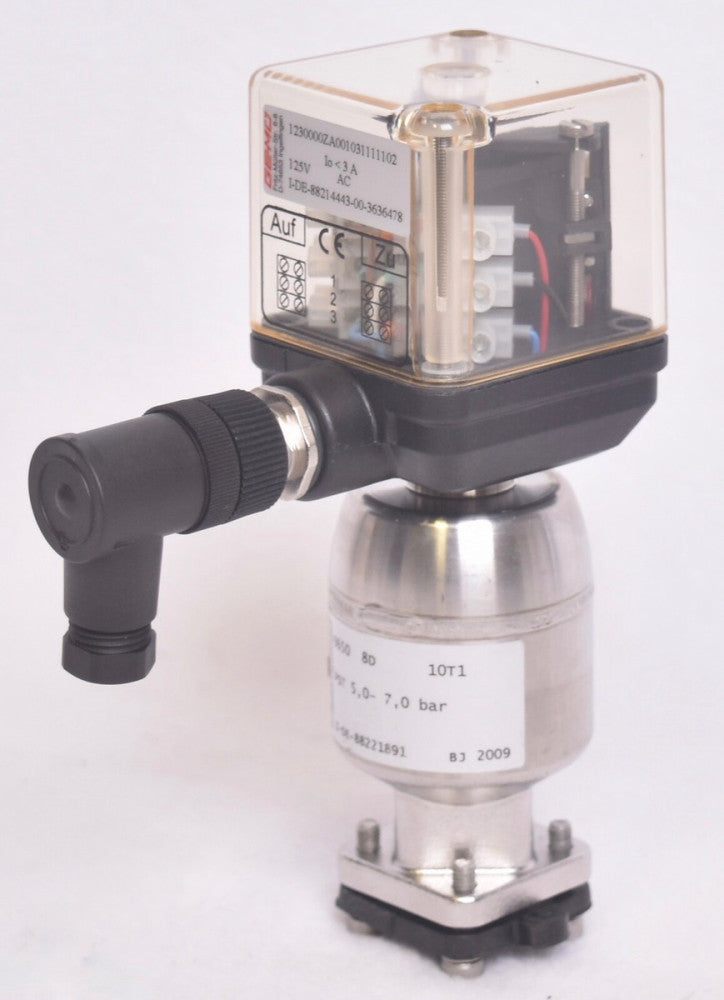 GEMU Position Indicator 1230000ZA001031111102 w/ Diaphragm Valve 9650 8D 10T1