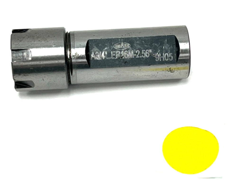 SHARS 9HO5 ER16 COLLET CHUCK TOOL HOLDER SHANK 3/4" OAL 2.56"