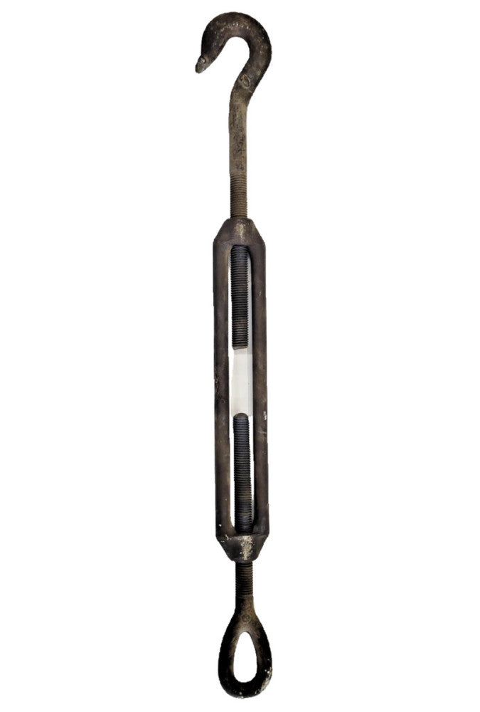 TURNBUCKLE EYE TO HOOK THREAD LENGTH 7-1/2" THREAD SIZE 3/4"-10 29" X 40" STEEL