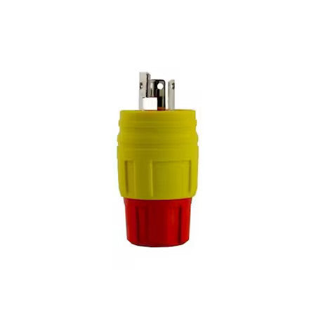 Ericson 1522-Pw6p-Am Watertight Locking Plug, L6-15P, 15 A, 250V Ac, Single
