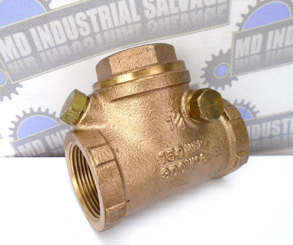 JENKINS - 1-1/4" - T Swing Check Valve w/BLEEDER - 150 WSP - 300 WOG (NEW VALVE)