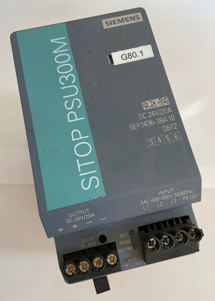 Siemens 6EP1436-3BA10 SITOP PSU300M POWER SUPPLY