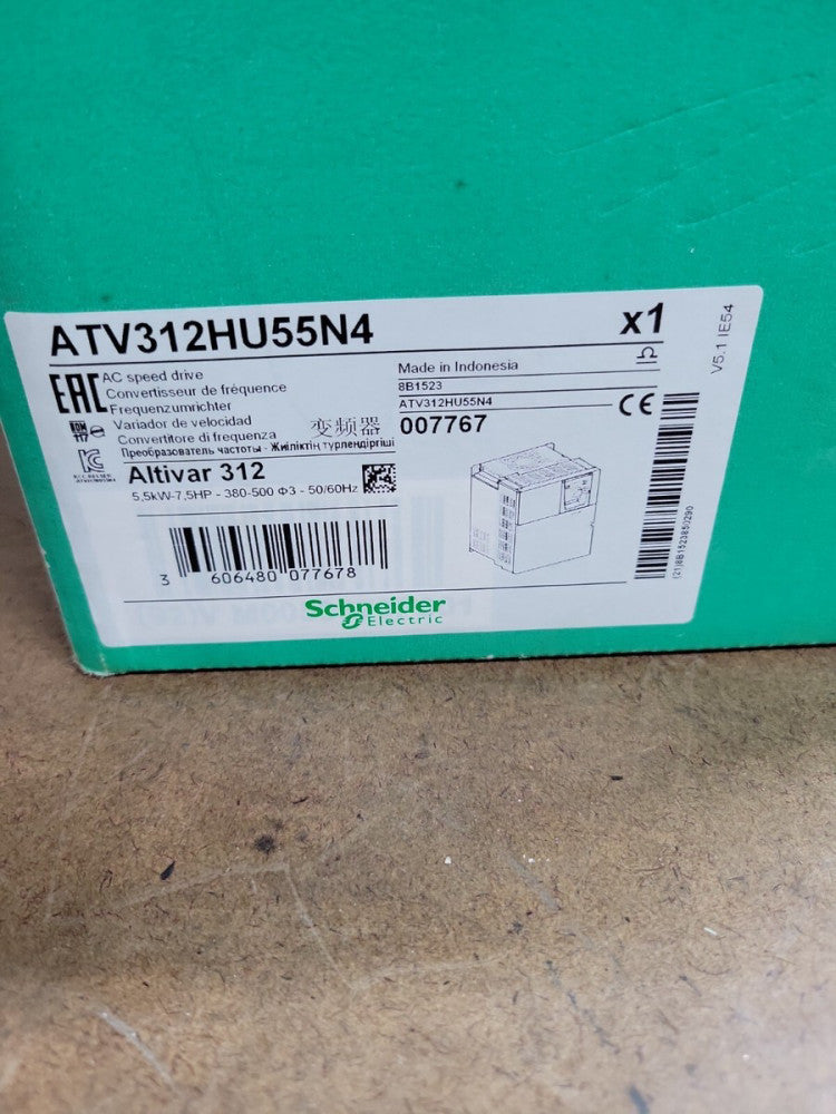 1pc New Schneider Inverter ATV312HU55N4 Expedited Shipping