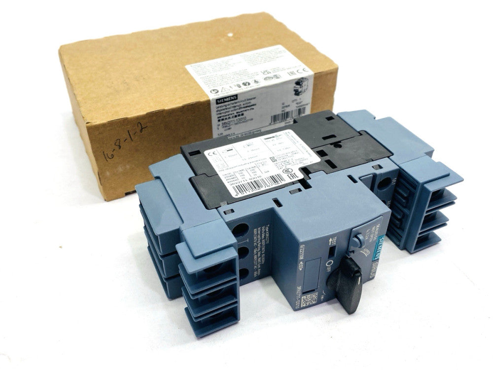 Siemens 3RV2711-1DD10 SIRIUS Motor Start Circuit Breaker Frame Size S00 3.2A