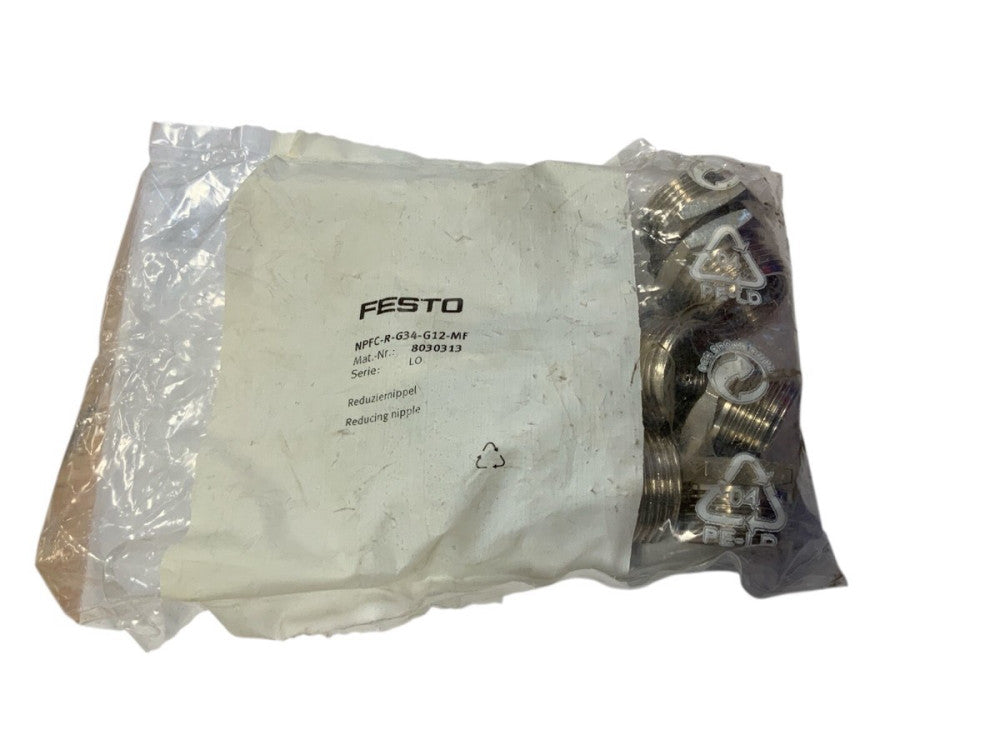 Festo NPFC-R-G34-G12-MF Reducing Nipple G3/4 - G1/2 8030313 PKG OF 8