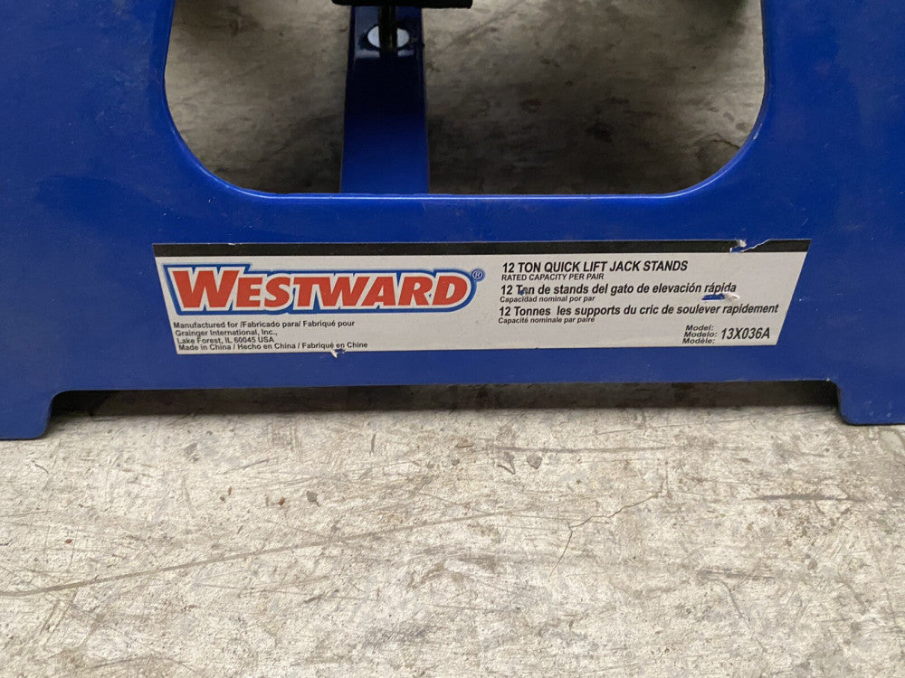 BRAND NEW Westward 13X036A ( 2 PER ORDER )  12 Ton Lift Vehicle Stand