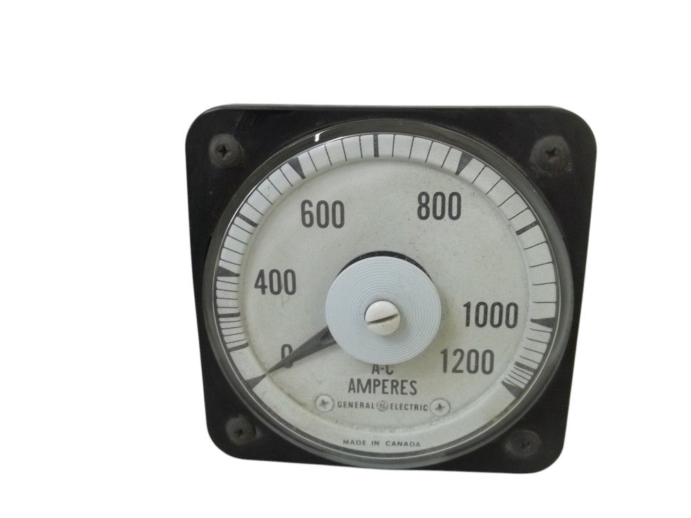 GENERAL ELECTRIC 308-17 AC AMMETER TYPE AB-40W UNMP