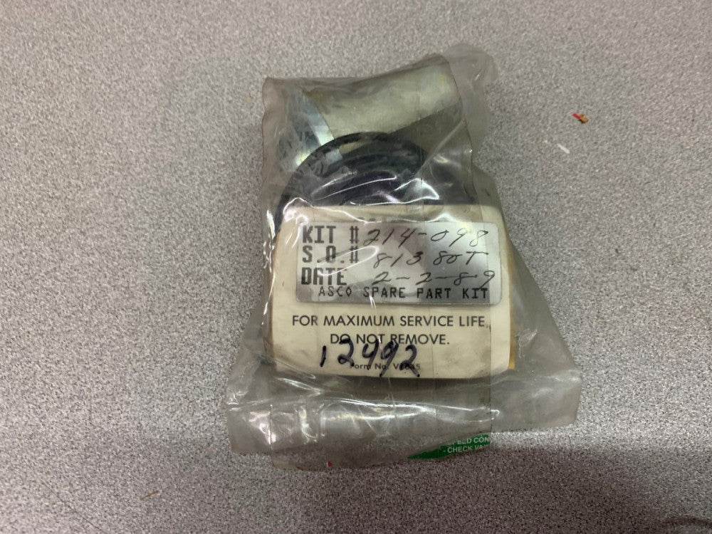 NEW NO BOX ASCO KIT 214-098