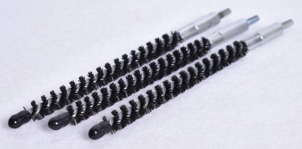 3 Count Schaefer 3/8" Dia. 4" Nylon Single Spiral Condenser Tube Brushes  93704