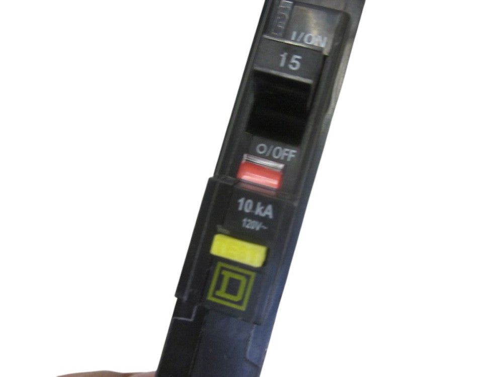 SQUARE D Q0B115GF1 CIRCUIT BREAKER 15A 1POLE 120V NSMP