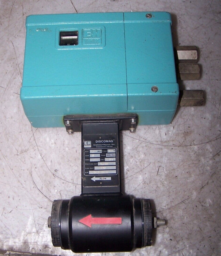 ENDRESS HAUSER VARIOMAG DISCOMAG VOLUMETRIC FLOW METER 115 VAC