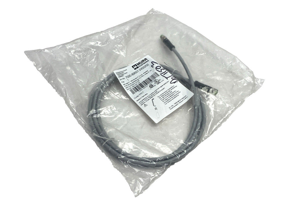 Murrelektronik 7000-89501-2400200 Double-Ended Cordset Male to Female M8 2m