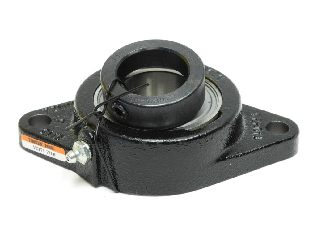 Timken VCJT1-7/16 Flange Bearing, 2-Bolt, Ball, 1-7/16" Bore