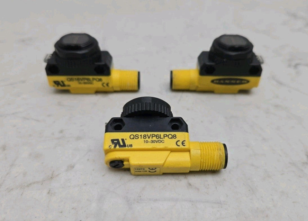 3 Pack Banner Engineering QS18VP6LPQ8 Photoelectric Sensor 66452