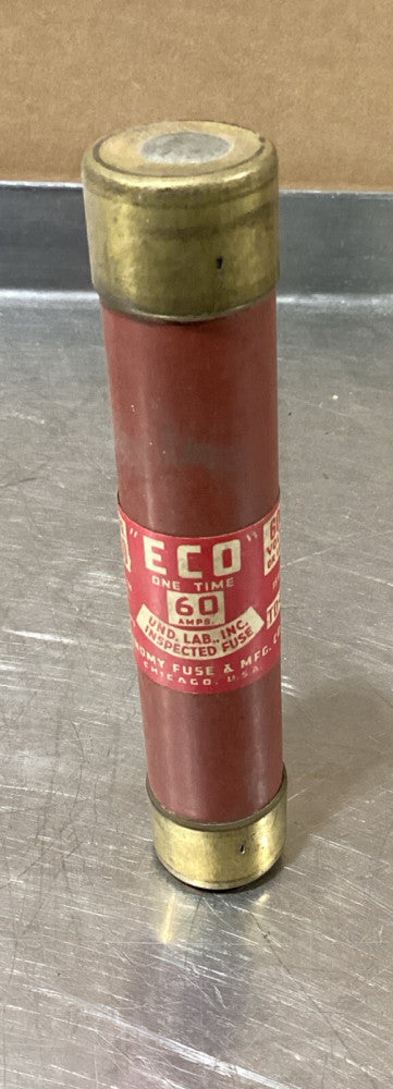 Eco One Time 60 Amp Fuse 600 Volts