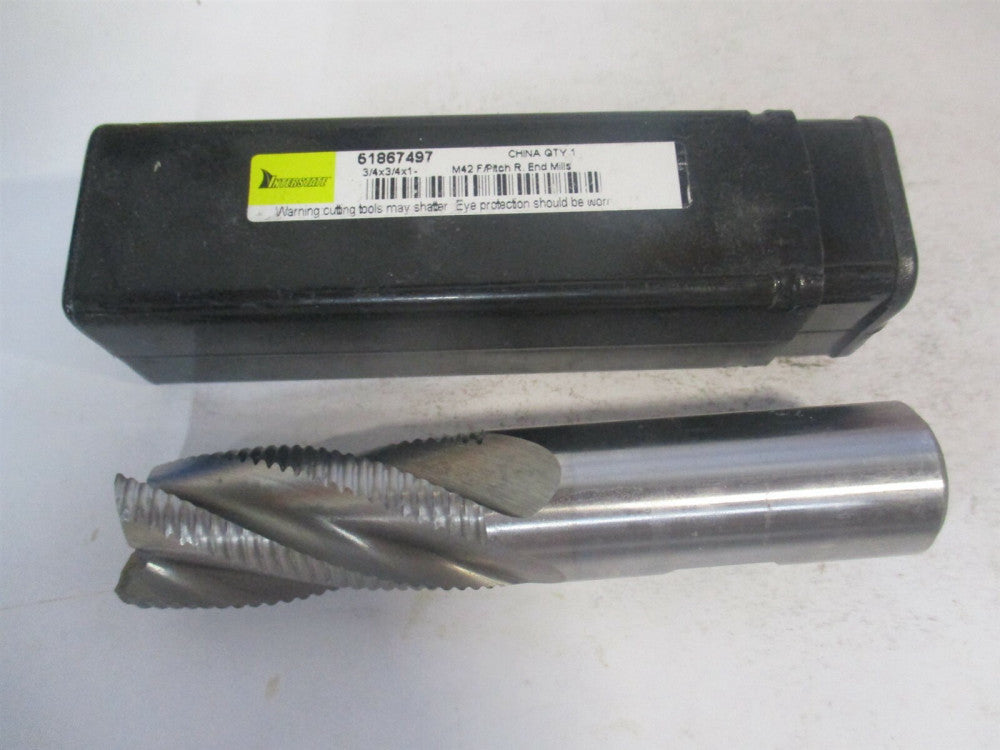 (724-2185) 3/4" x 1-5/8" x 3/4" x 3-3/4" OAL 4Fl Cobalt Roughing Square End Mill
