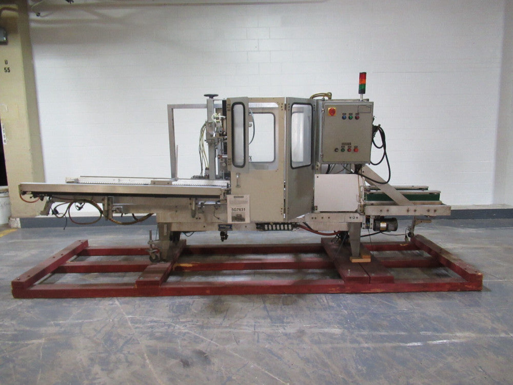 Wexxar, Model WFT, Automatic, Inline Case Erector and Bottom Tape Sealer.