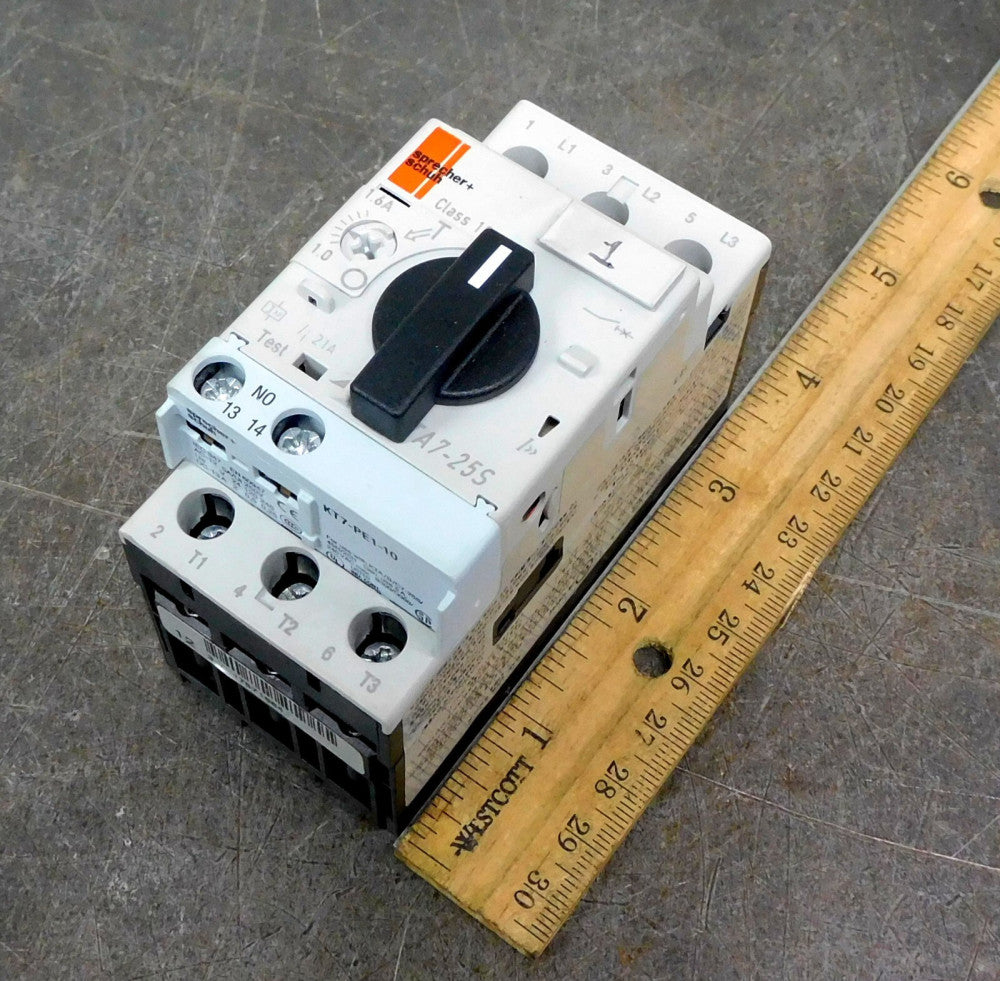 Sprecher + Schuh - KTA7-25S-1.6A Series C Manual Motor Starter 600V AC 47kA 1.6A