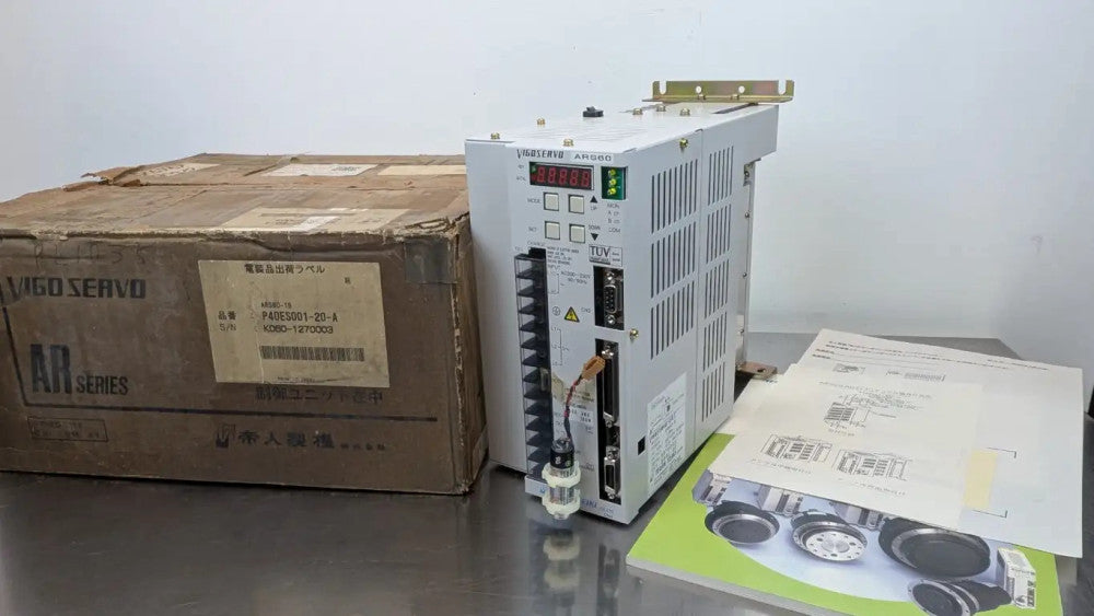 Teijin Seiki ARS60-15 Servo Drive VigoServo 200-230VAC 1.5kW 10.6A Max 31.8A