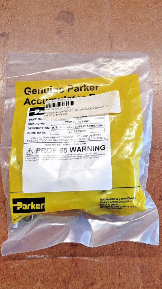 Parker L08700150A Gas Valve Assembly Kit