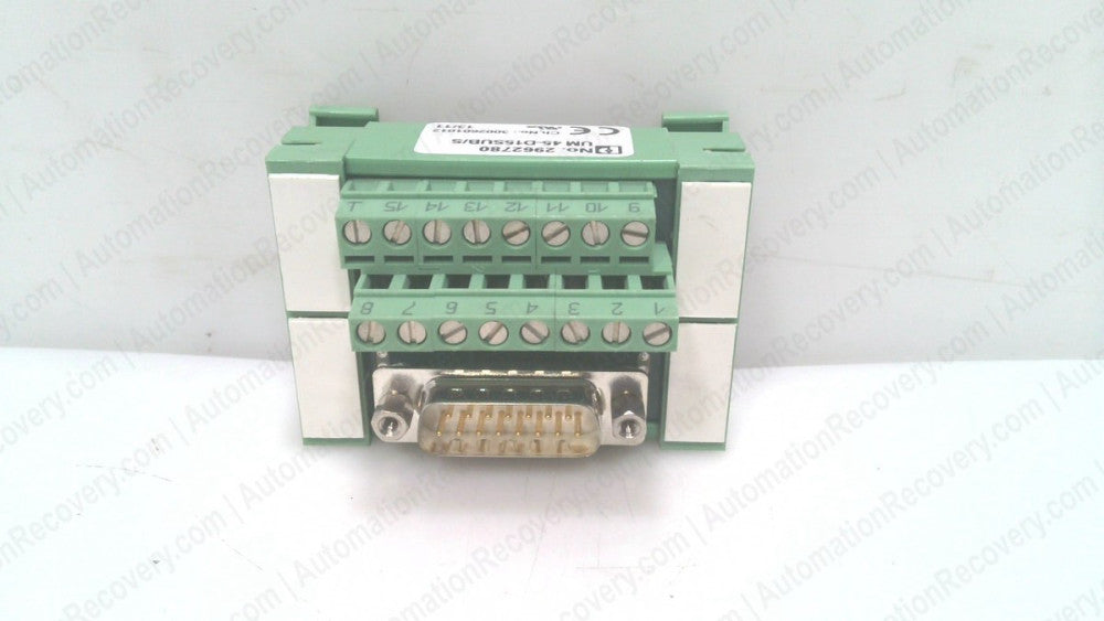 PHOENIX CONTACT UM 45-D15SUB/S, TERMINATION BOARD, 2962780 #342478