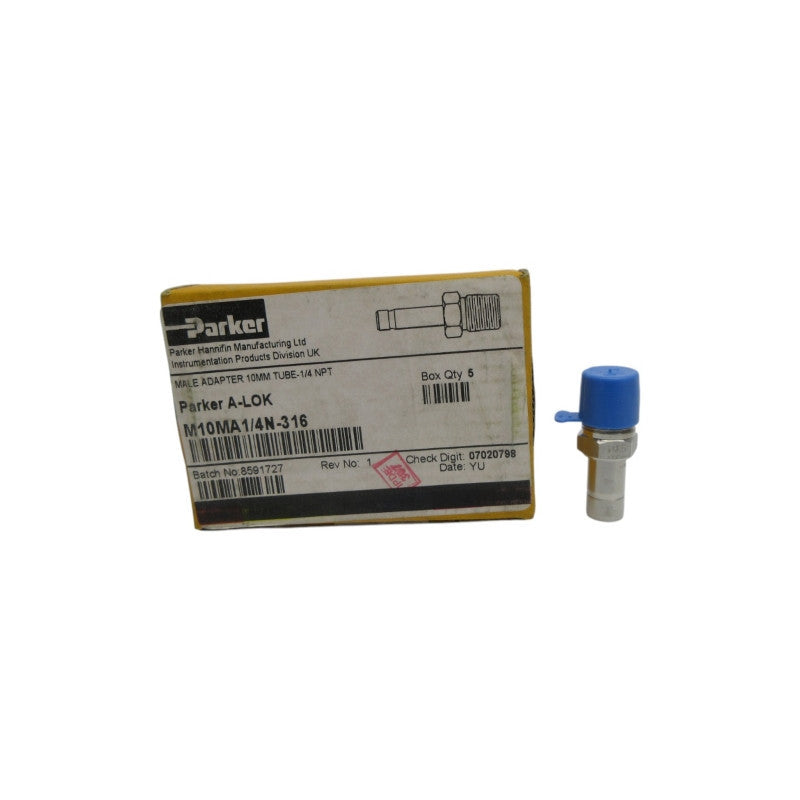 PARKER M10MA1/4N-316 1/4" (PKG OF 5) NSMP