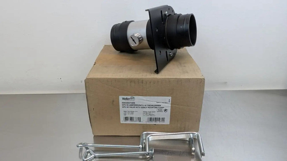 Weller 0053657499 Stop Valve with Bench Mounting Clamp WFV 60