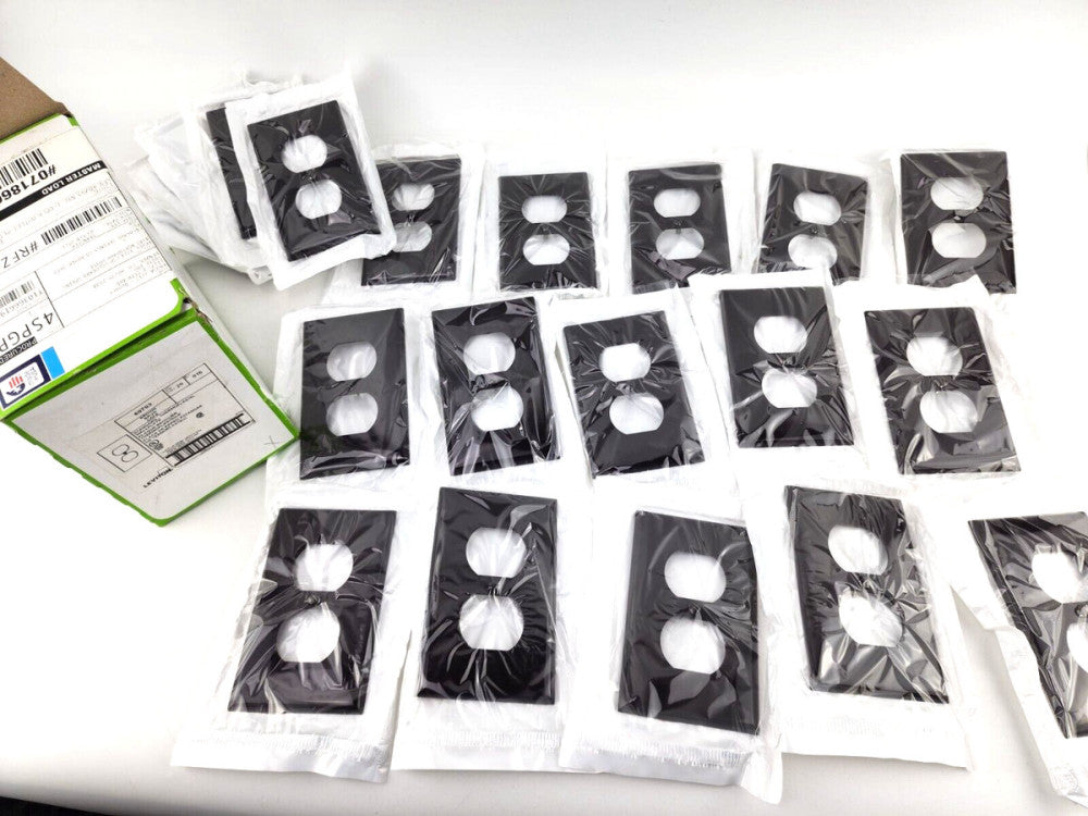 20pcs Leviton Brown Receptacle Wallplate Nylon Duplex Outlet Cover 80703