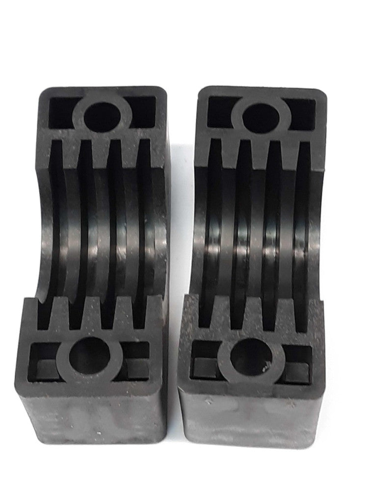 Parker 6483-HPP Plastic Pipe Clamp 1 1/2" Set Lot of 2