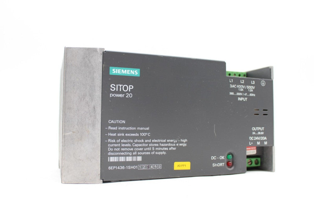 Siemens 6EP1436-1SH01 SITOP power 20 Power Supply
