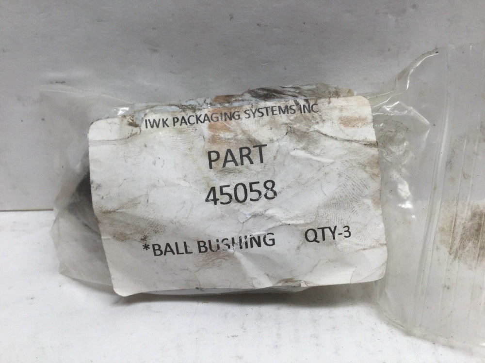 IWK Packaging Systems Inc 45058 Ball Bushings (3 Pack)