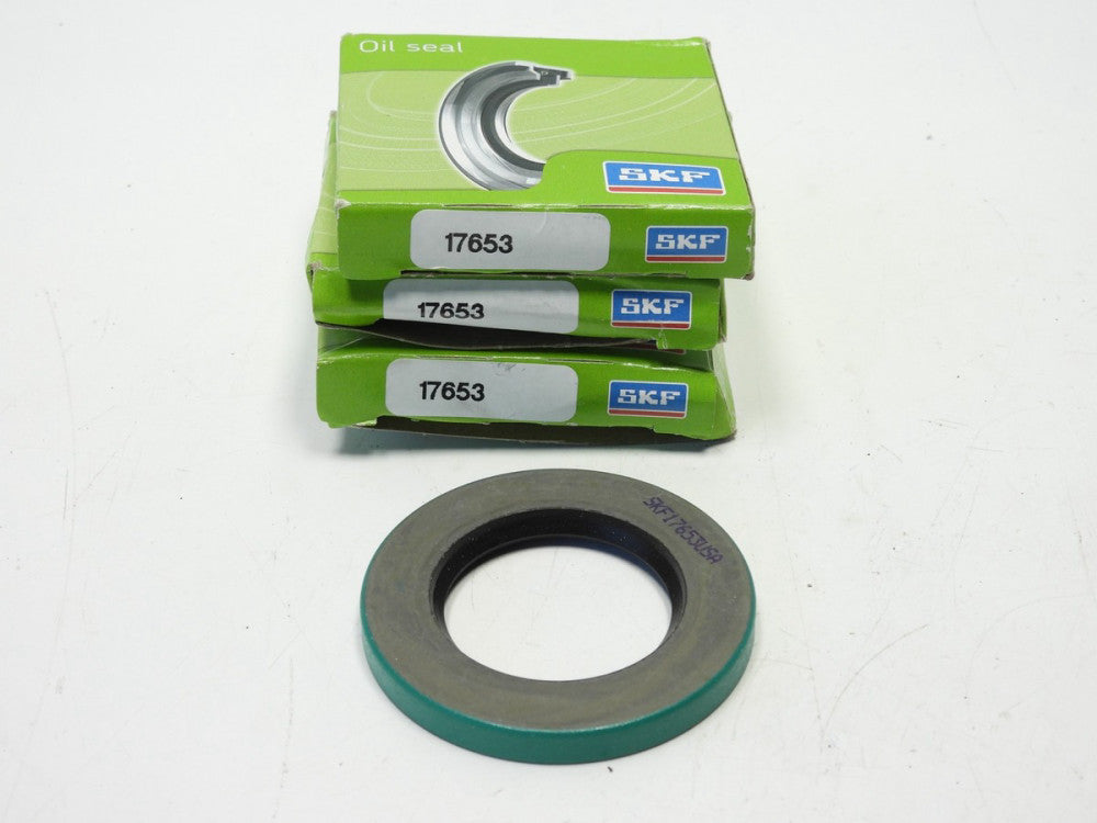 (Lot of 3) SKF 17653 Shaft Seal 1.750" ID 2.875" OD 0.313" Width