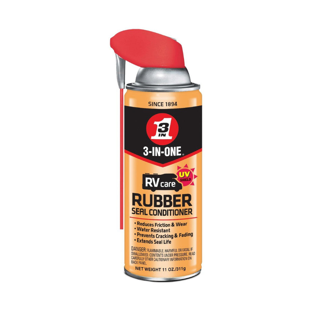 3-IN-ONE RVcare Rubber Seal Conditioner with SMART STRAW SPRAYS 2 WAYS 11 OZ