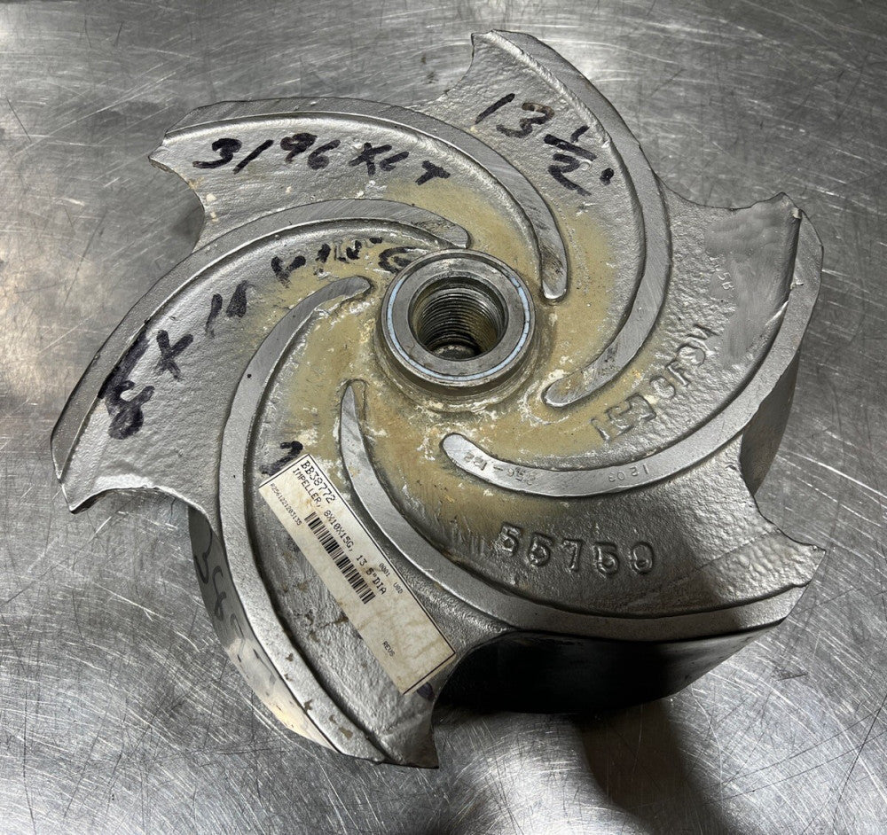 Goulds Pump IMPELLER 55758 Nos Surplus 8x10x15G, 13.5” Diameter Nos Surplus