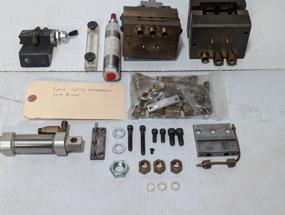 Assorted SMC Flow Controls, Nails, Washers, Nuts (Read)+Returns
