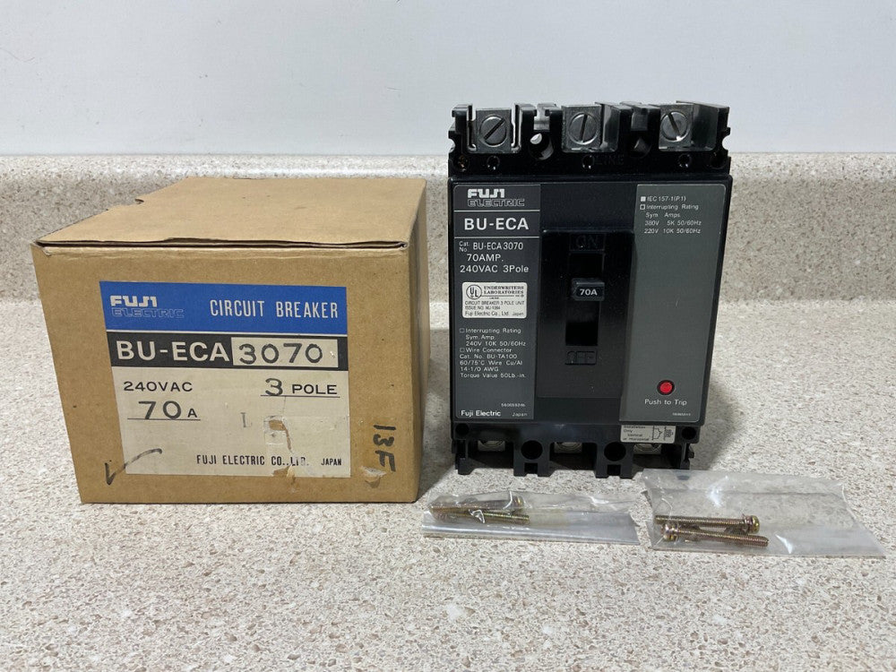 Fuji Electric BU-ECA3070 3P, 70Amp NEW