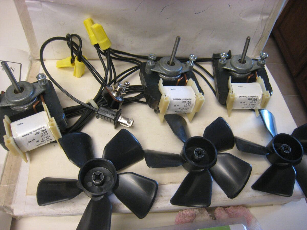 3 Fasco 71022764 Made USA  120V  Exhaust Fan Motor 3000rpm With 4" fan blade NEW