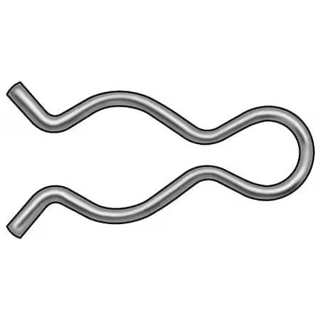 Zoro Select Wwg-Bpxs-2307 Cotter Pin, Hairpin, 1/16"Dx1-1/8" L, Pk50