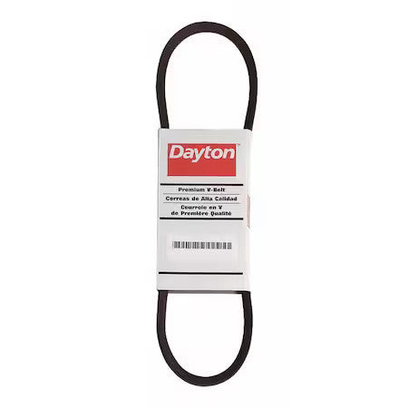 Dayton 3Gwz3 Ax87 Cogged, Classical V-Belt, 89 In Outside Length, 1/2 In Top