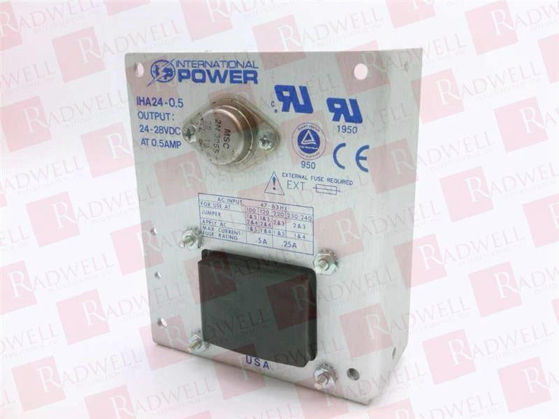 INTERNATIONAL POWER IHA24-0.5 / IHA2405 (NEW NO BOX)
