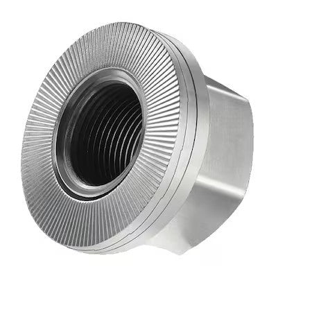 Heico-Lock Hlm-20X1.5 2-Piece Wedge Lock Nut, M20-1.5, Steel, Class 10,