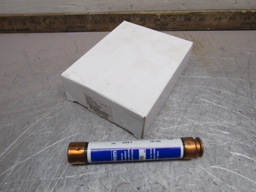 CASE OF 10QTY EDISON ECSR5 600V 5AMP CLASS RK5 FUSES NEW IN BOX !! MAKE OFFER !!