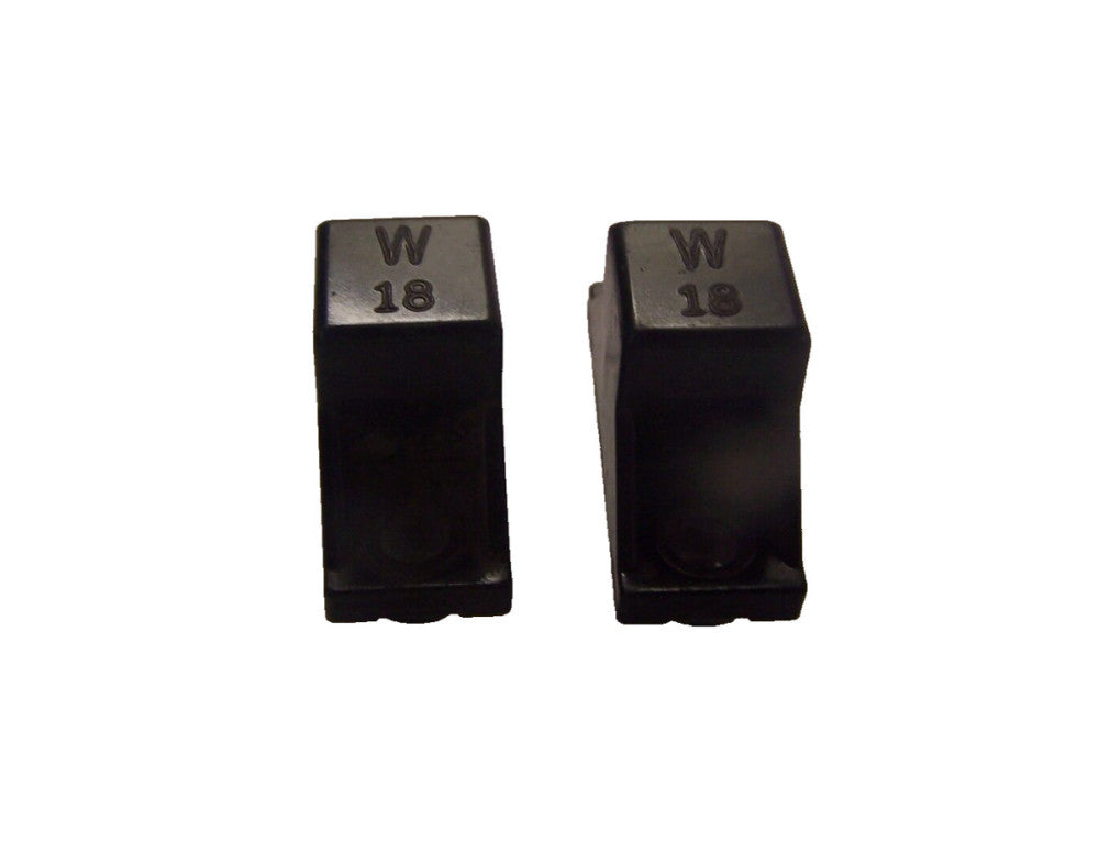 2) ALLEN BRADLEY W STYLE OVERLOAD HEATER ELEMENTS  W18  LOT OF 2
