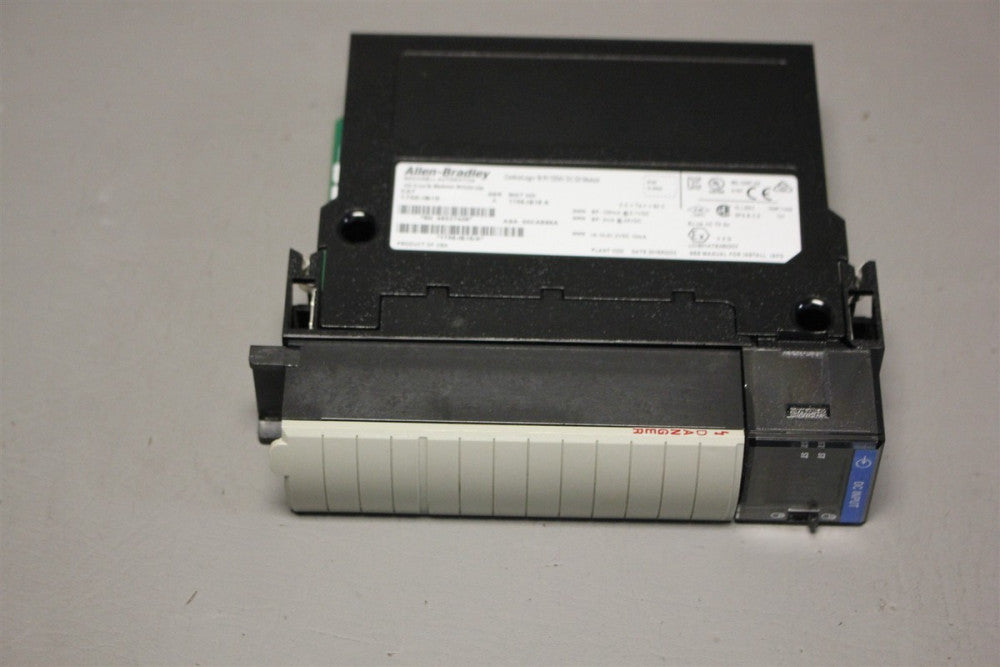 ALLEN BRADLEY CONTROLLOGIX 16PT 12/24V DC D/I PLC MODULE 1756-IB16 A FW 3.004