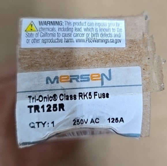Ferraz Shawmut TR125R Mersen Tri-Onic Fuse 125 Amp 250V New