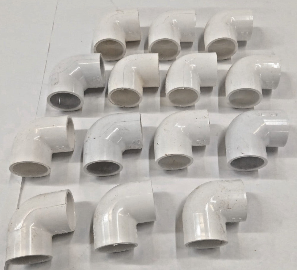 CHARLOTTE PIPE & FOUNDRY CO. 1" 90 DEGREE SCH 40 PVC ELBOW LOT OF 14 D2466