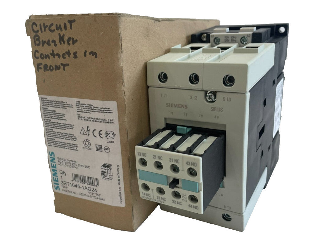 NEW SIEMENS 3RT1045-1AG24 CONTACTOR 3RT10451AG24