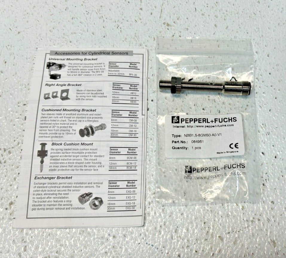 Pepperl+Fuchs NBB1, 5-8GM50-A0-V1 Sensor 084951