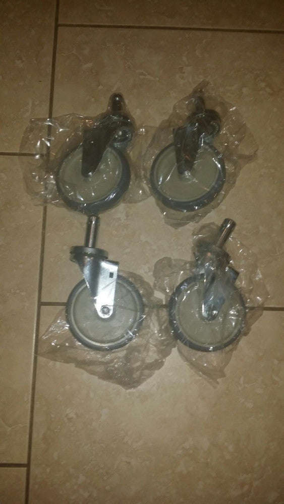 PPR 5" CASTER SOLID STEM  T.5C (4 CASTERS) DERSHENG